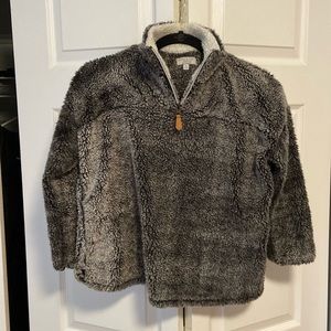 Girls Sherpa Quarter-Zip